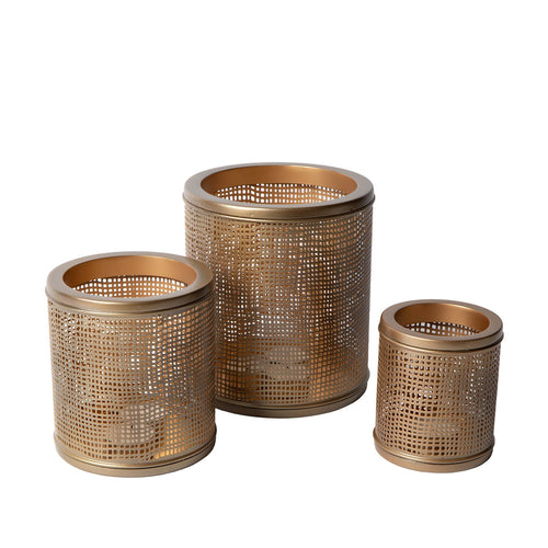 Atmooz kaarsenhouder Joleen S/3 - goud