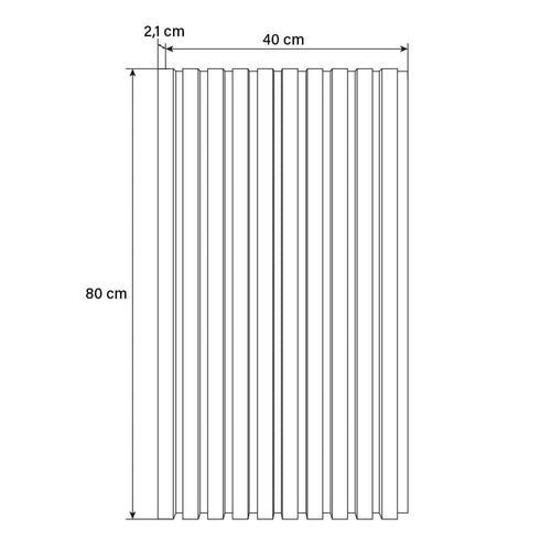 Home Deluxe akoestisch paneel SONIC Licht Eiken