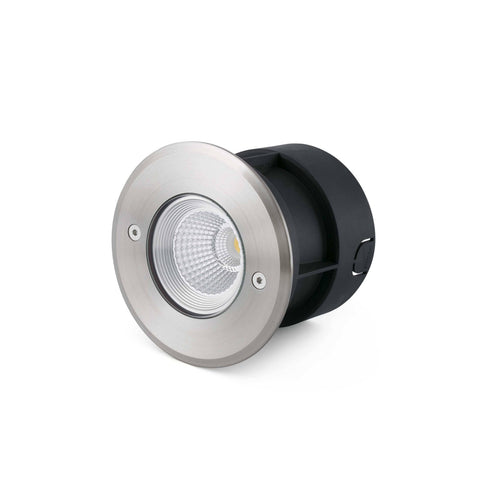 Faro Suria-3 - LED Outdoor Inbouwspot Smalle Stralingshoek Mat Nikkel IP67
