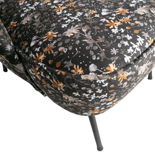 BePureHome fauteuil Vogue - Velvet - Aquarel Flower - 69x57x70 - vtwonen shop