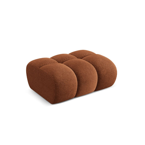Cosmopolitan Design - Poef Treno chenille baksteen - 70x90x42cm