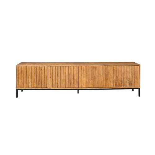 StarFurn Tv-meubel Madison - Naturel Hout - 210x45x55cm - vtwonen shop