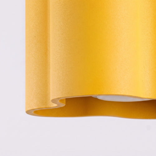 Sollux Lighting Plafondlamp OVIO 1 geel GU10 - 12x12x10cm