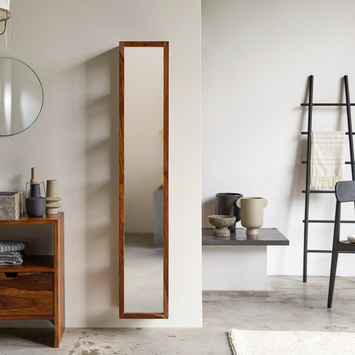 Tikamoon Rechte kolomkast van palissander - Bruin - vtwonen shop