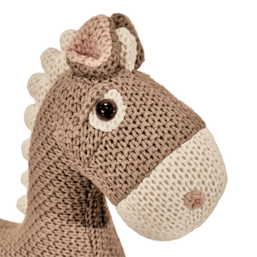 Pintado & Lacado knuffeldier Paard - bruin - 42 cm