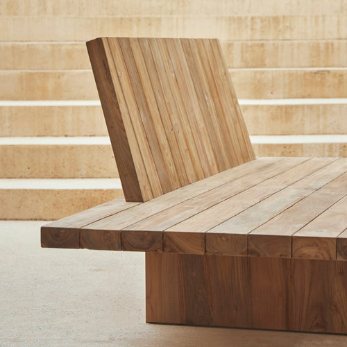 Tikamoon Tuinbank van gerecycled massief teak - Naturel - vtwonen shop