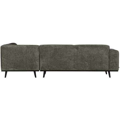 WOOOD hoekbank rechts Statement - Polyester - Frost - 77x274x210