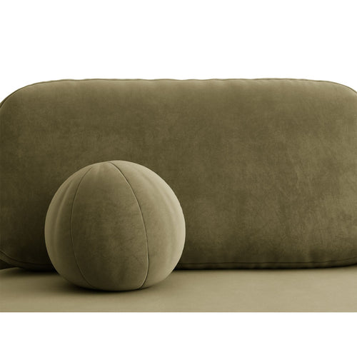 Cosmopolitan Design - Slaapbank met opbergdoos Sophia 3-zits, flueel groente - 110x202x89cm