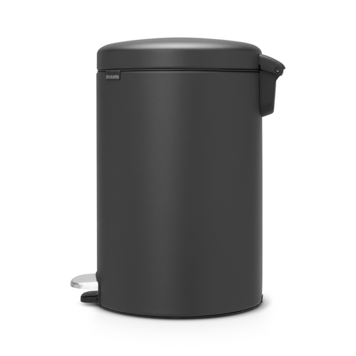 Brabantia NewIcon Pedaalemmer, 20 liter, kunststof binnenemmer - Mineral Infinite Grey
