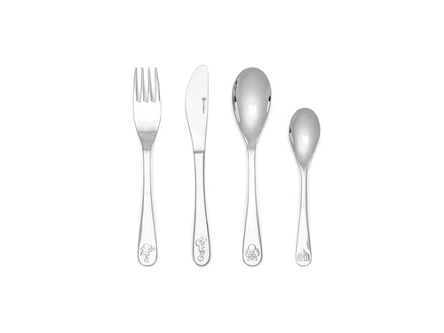 Zilverstad - Kindercouvert Circus - 4 delig - RVS - vtwonen shop