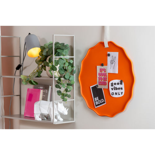 Present Time prikbord Funky Wave - oranje - Ø51cm - vtwonen shop