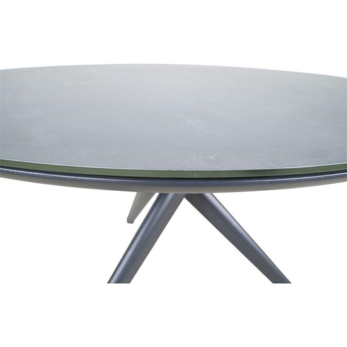 Lesli Living tuintafel Mojito - antraciet - Ø120x74cm