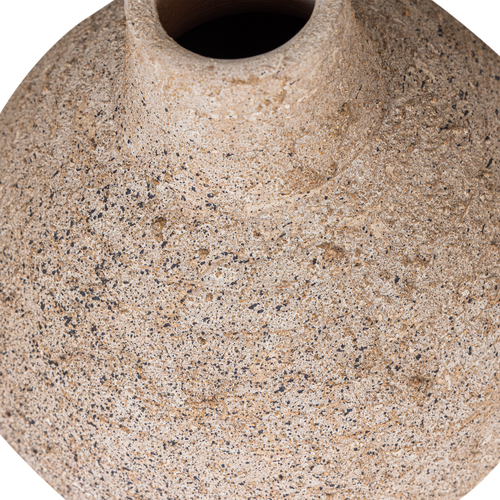 WOOOD decoratie vaas Sive - Klei - Zand - 25x22x22