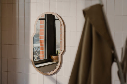 noo.ma TAFLA Eiken spiegel - Oak - vtwonen shop