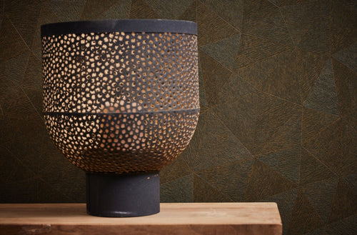 Livingwalls behang grafisch motief donkerbruin - 53 cm x 10.05 m - AS-391294 - vtwonen shop