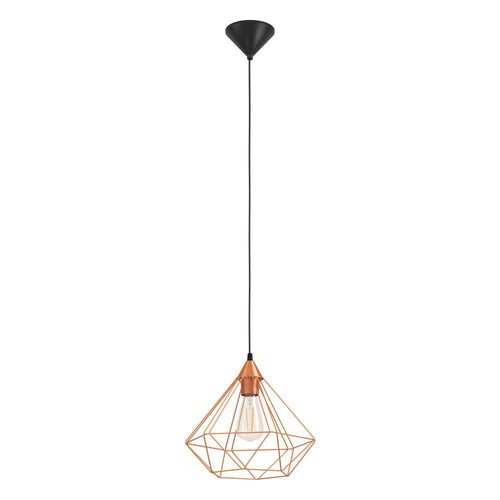 EGLO hanglamp Tarbes - e27 - 32.5 cm - zwart - vtwonen shop