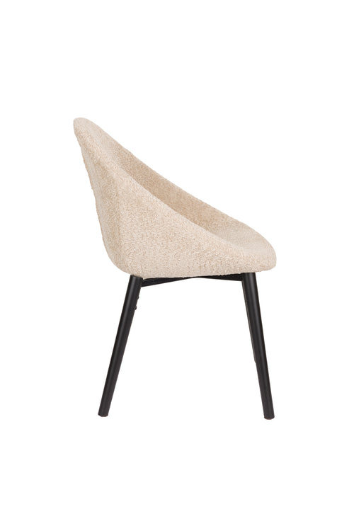 Dutchbone Fenna Eetkamerstoelen Beige - Set van 2 - vtwonen shop