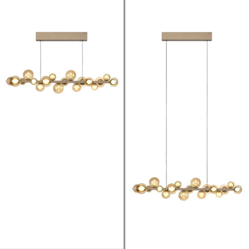 Neuhaus PURE hanglamp E-Popup - 18 lichts - 120  x 240   cm - champagne - vtwonen shop