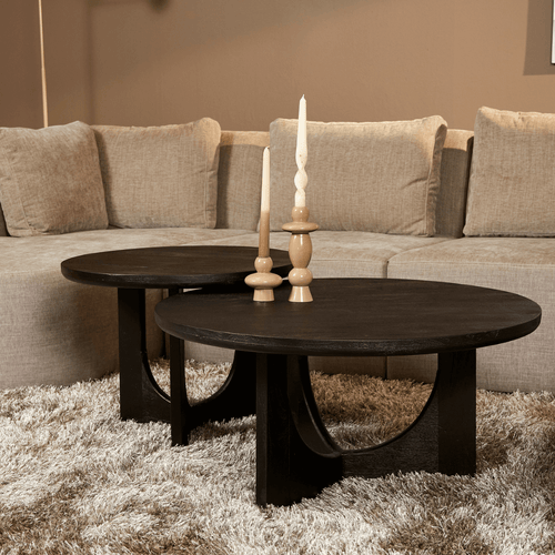 Starfurn  salontafel  - zwart - 80x80x40cm