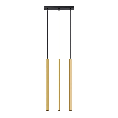 Sollux Lighting Hanglamp PASTELO 3L goud gepolijst - 30x5x90cm