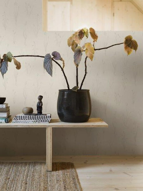 Borastapeter behang bladeren crème - 53 cm x 10.05 m - 661047 - vtwonen shop