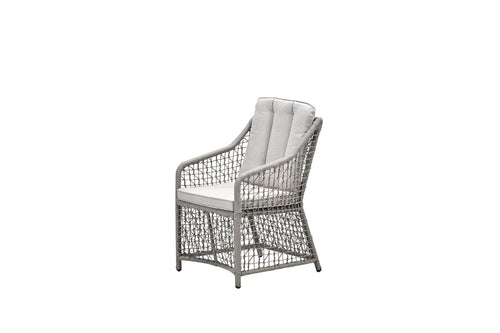 Vasto dining fauteuil - rope taupe - desert sand
