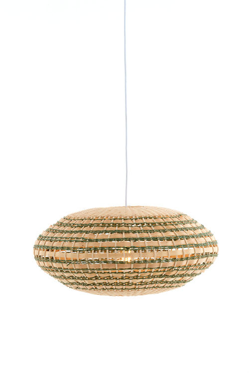 Light & Living hanglamp TAWELA - groen - Ø59.5x28cm