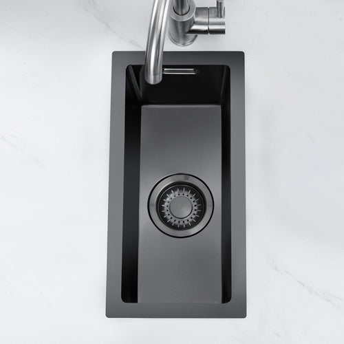 LOMAZOO spoelbak Belnem - RVS - gun metal - 24 cm