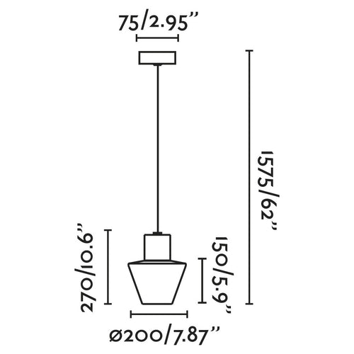 Faro Mistu Buitenplafondlamp donkergrijs 1x E27 IP44
