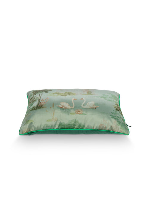 Pip Studio Sierkussen Darjeeling Days Groen Polyester 55 x 33 cm