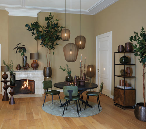 Light & Living vloerlamp PLUMERIA  - 42x42x132cm - groen - vtwonen shop