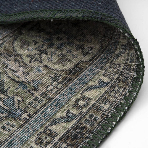 Vintage vloerkleed Shirak Dark Green Interieur05