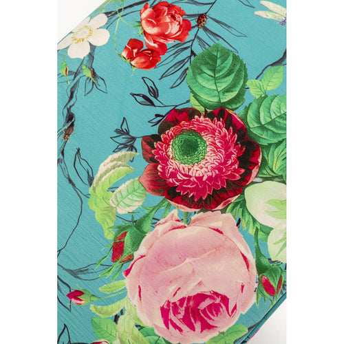 Kare Design Bank Trono Flower Fever blauw