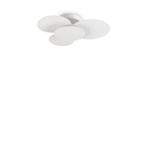 Ideal Lux CLOUD Circles decoratieve verzonken plafondlamp wit 52cm 3000K
