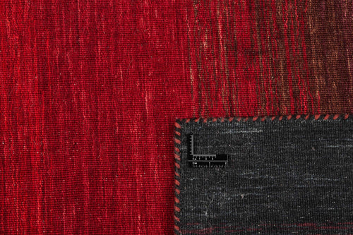 Vloerkleed MOMO Rugs Panorama Kelim Black Red 60x90 cm - vtwonen shop