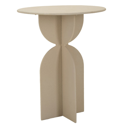 Mauro Ferretti bijzettafel - Ø 45x58 cm - crème