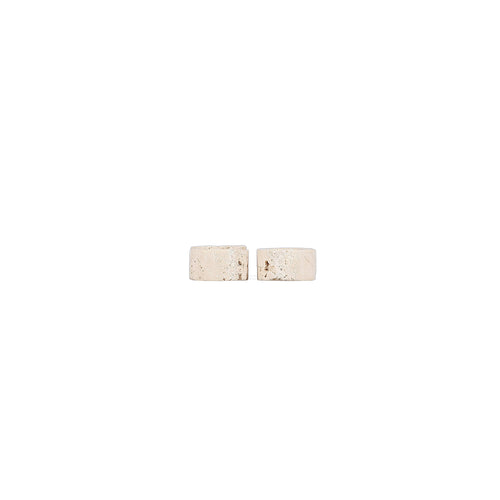S|P Collection - Servetring 5cm travertin Opus - Set van 4