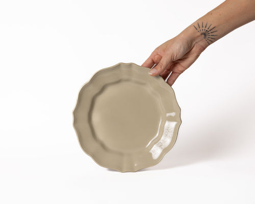 Mimo Homeware ontbijtbord Wild Olive - 23 cm - Set van 2