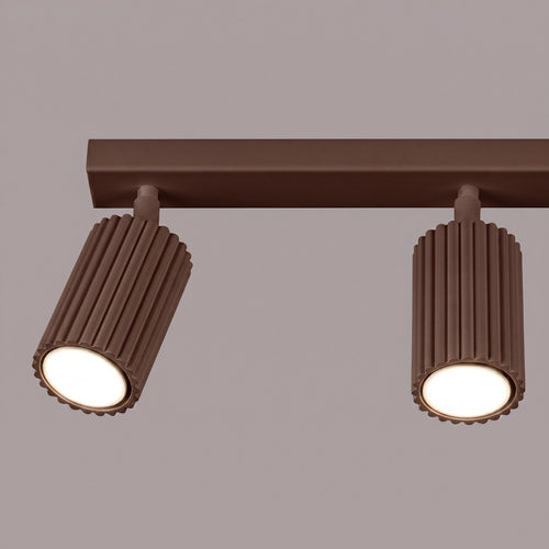 Sollux Lighting Plafondlamp KARBON 3L bruin - 45x6,5x16,5cm