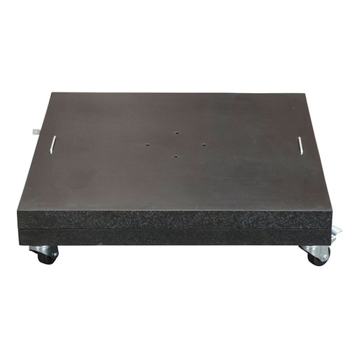 Garden Impressions parasolvoet Hawaii special zwart - 150 kg graniet - verrijdbaar
