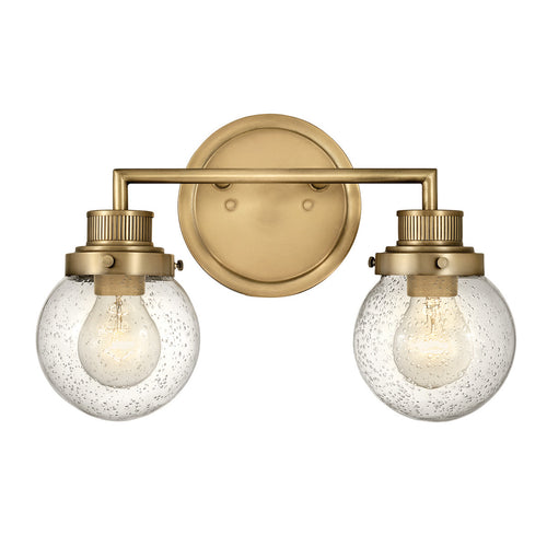 Elstead Hinkley Poppy Badkamer Wandlamp Heritage Messing, IP44