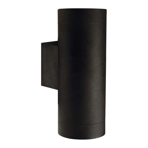 Nordlux Tin Wandlamp Buiten - Ø7,6cm - 2-lichts GU10 - IP54 - Zwart - vtwonen shop