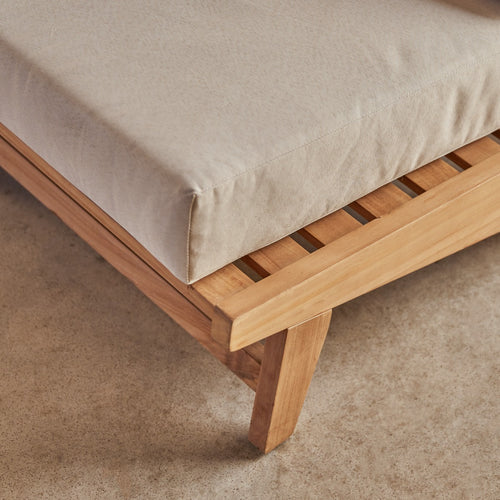 Tikamoon 2-zitstuinbankje van massief teakhout - Wit - vtwonen shop