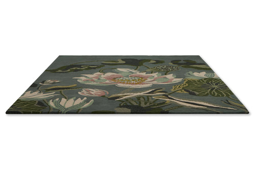 Vloerkleed Wedgwood Waterlily midnight pond 038608 120x180 cm