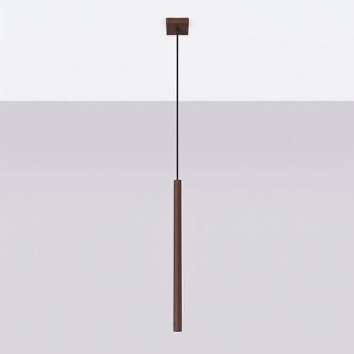 Sollux Lighting Hanglamp PASTELO 1 bruin - 8x8x120cm