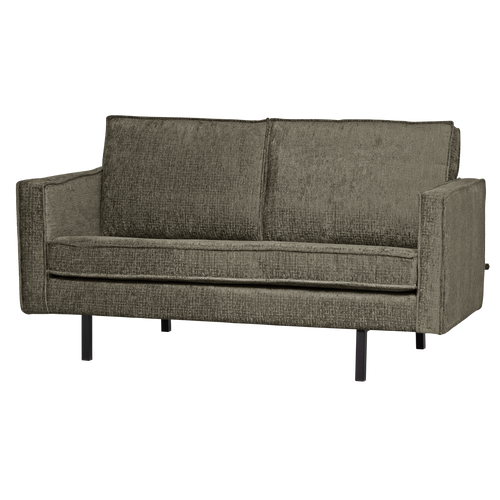 WOOOD 2-zits bank Rodeo - Structure Velvet - Frost - 85x150x86