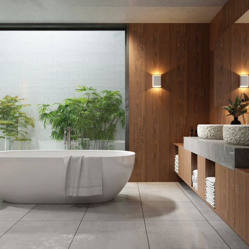 Artdelight wandlamp Diaz - 2 lichts - 4  x 20   cm - wit - vtwonen shop