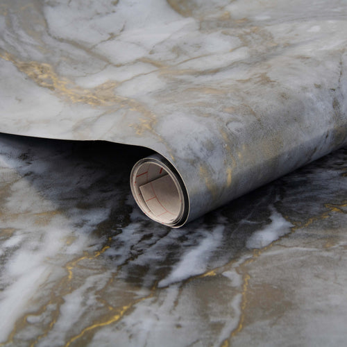 d-c-fix Zelfklevende Decoratiefolie - Romeo Marmer Blauw/Goud - 200x45 cm - vtwonen shop