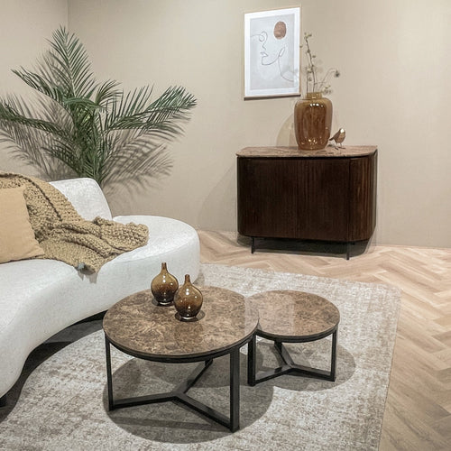 Livingfurn dressoir Nora Emperador - 115cm - mangohout