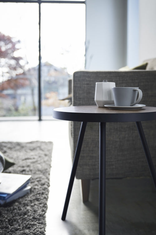 Yamazaki Bijzettafel Rond - Tower - Zwart - vtwonen shop